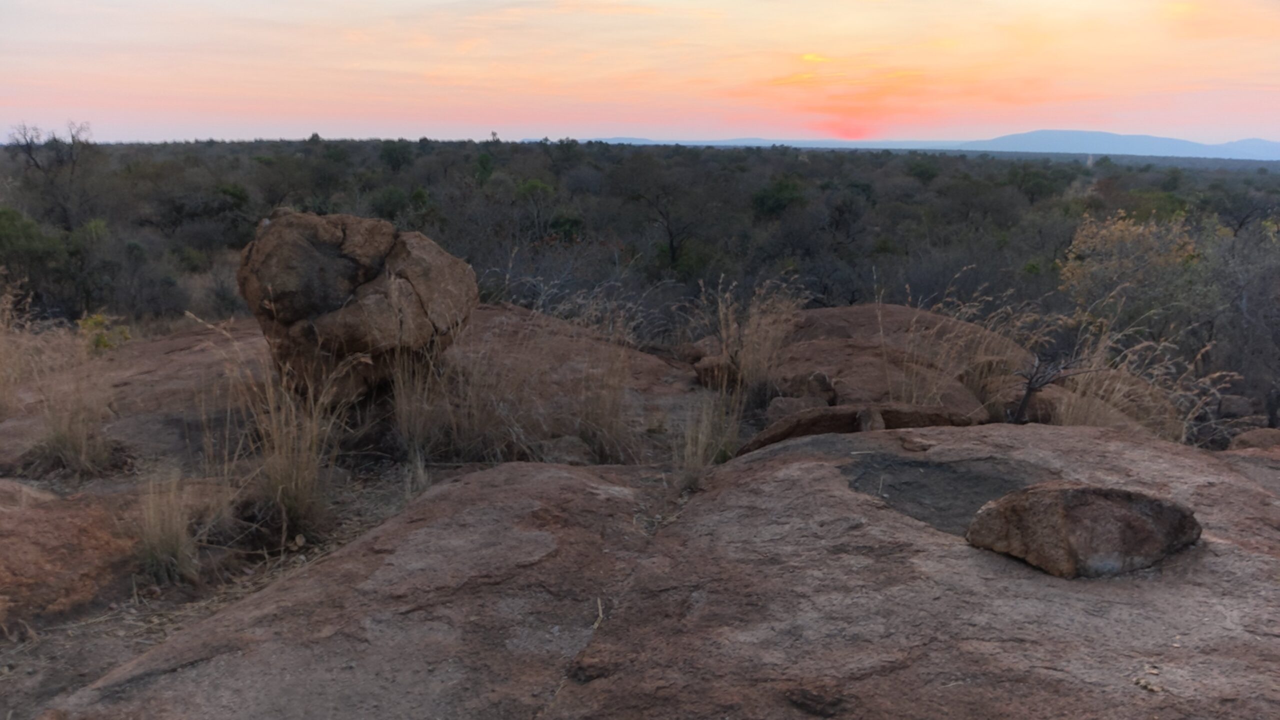 Winter sunrise over Mabula Game Reserve in the Waterberg